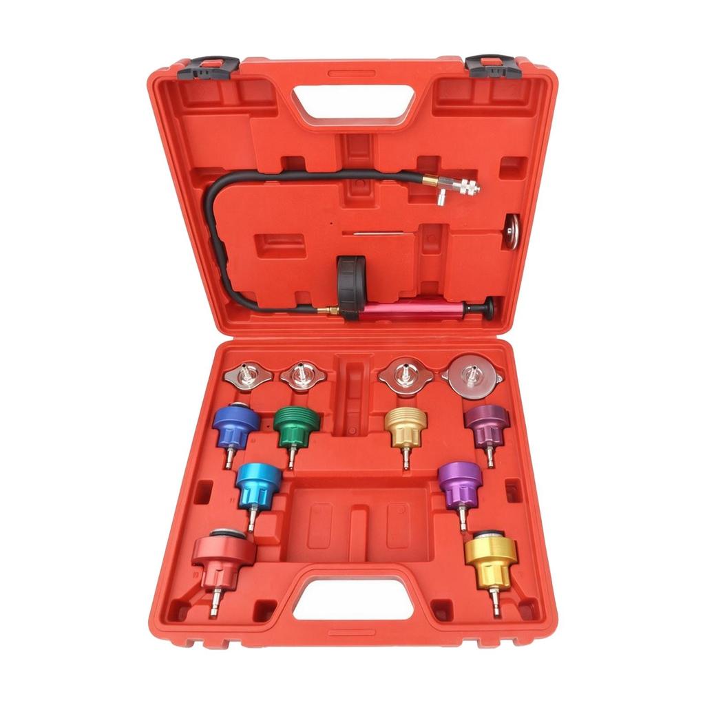 Radiator Pressure Leak-Testing Tool Kit Complete Cooling System Tester