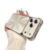 Applicable to iPhone17promax electroplating Aurora mobile phone case Apple 16 four-corner airbag all-inclusive anti-drop protective case