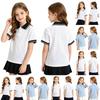 Camicia a Maniche Corte per Bambini Camicie Uniforme Scolastica per Ragazzi