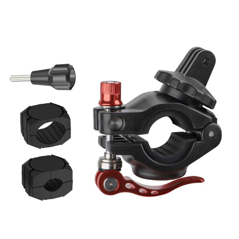 

Bicycles Mount Motorcycle Handlebar Clip Holder Waterproof Compatible for Action 4 Camera Cycling Adventures Accessories