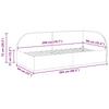 Corner Bed Frame with Headboard Dark Green 90 Cm X 200 Cm Velvet