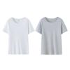 Yiershuang Women's 100% Cotton Plus Size Short Sleeve T-Shirt 2-Pack
