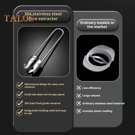 1/2 Adet Paslanmaz Çelik Biber Çekirdeği Çıkarma Aleti Sebze ve Meyveler İçin Hızlı Çekirdek Çıkarma Kullanımı Kolay Kırmızı Biber Çekirdeği Çıkarma Aleti