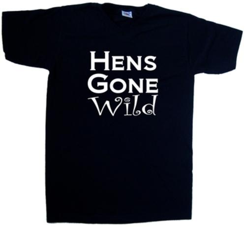 Hens Gone Wild V-Neck T-Shirt