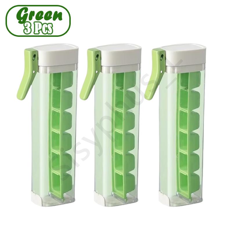 Press Type Ice Cube Tray Plastics Ice Cube Maker Easy to Demold Ice Tray Mold DIY Whiskey Cocktail Tools Kitchen Accessories