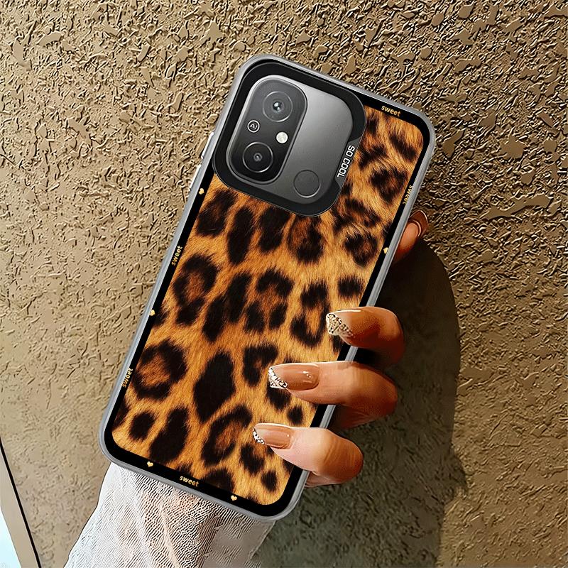 Fashion Sweet Leopard Print Shockproof Phone Case for Xiaomi Poco X7 X6 X5 X3 Pro F7 Ultra M8 Redmi 15C 15 14C 13C 12C 10C 13 12