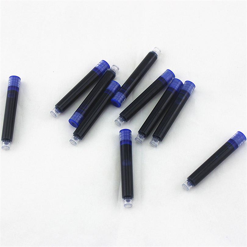 Оптовая цена 30 шт. Одноразовые фиолетовые картриджи-чернильницы для перьевой ручки Сменные картриджи-чернильницы для перьевой ручки