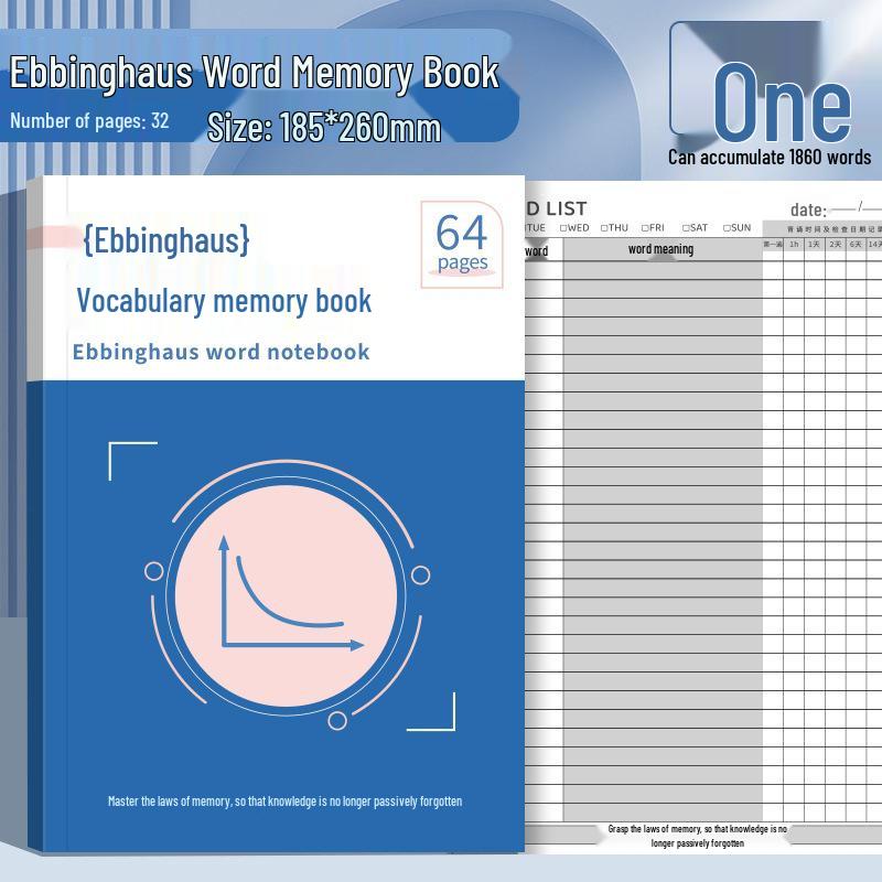 Enhanced Ebbinghaus Vocabulary Book for Quick Memorization: Ideal for Junior High & Elementary Students