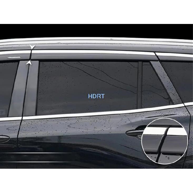 Car Styling Weather Shield Window Visor Deflector For Ford Equator Sport Territory 2022 + Sun Rain Screen Shelter Accessories