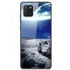 For Coque Samsung Note 10 Lite Case Tempered Glass Planet Space Cover for Samsung Galaxy Note10 Lite Case S10 Lite Glass Case
