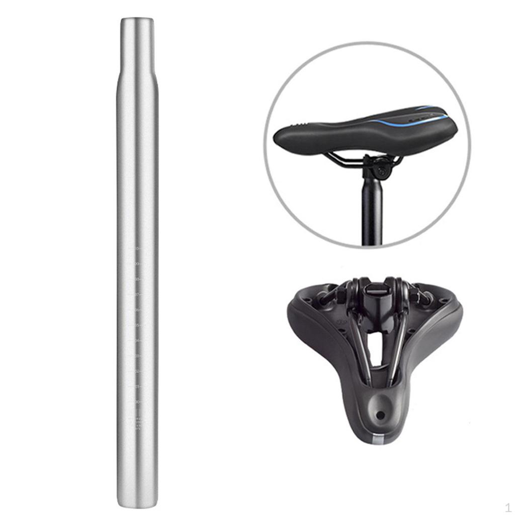 Seatpost Aluminum Alloy Length 350mm Accessory Sturdy Quick Installation for Mountain Bikes Replace