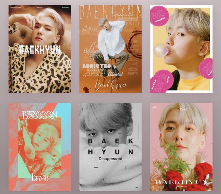 

[USED] BAEKHYUN Japan 1st Mini Album 6 types in total