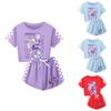 Kpop Demon Hunters Child Short Sleeve Short Pants Parent Child Pajama Set For Sleepwear Comfort