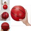 Soft Pvc Infant Baby Grabbing Small Basketball Inflatable Elastic Toy Ball 12cm For Children