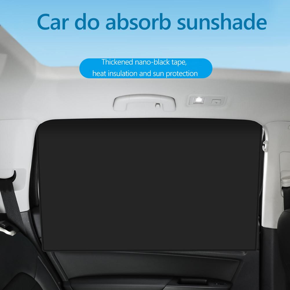 Universal Side Window Shades Summer Protection Magnetic Car Sun Shade Foldable Window Curtain Cover Front Rear Auto Accessories