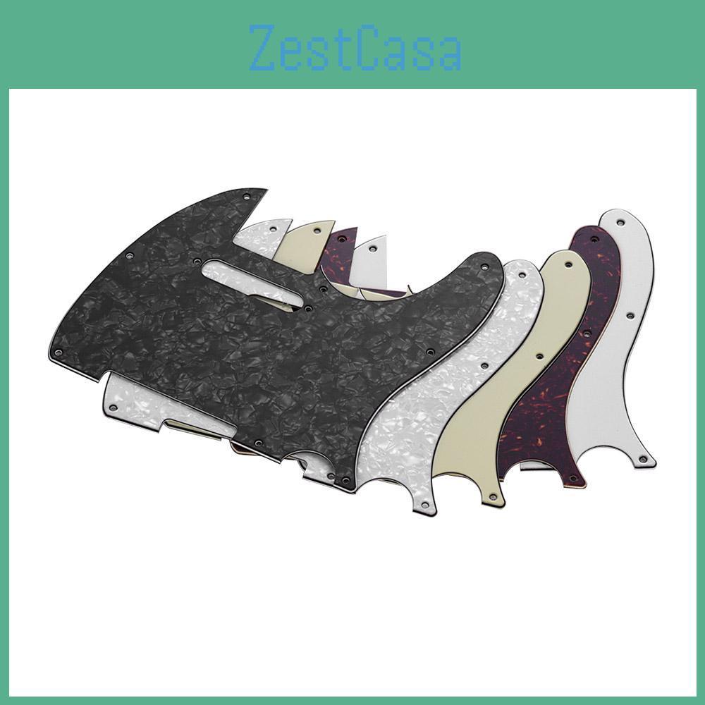 With 3ply Guitar Pickguard Single Coil Pickup Hole For Electric Guitar Brown Tortoise