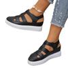 Shoes for Women Closed Toe Women's Sandals Fashion Solid Office and Career Brand Plus Size Wedge Sandals Zapatos
