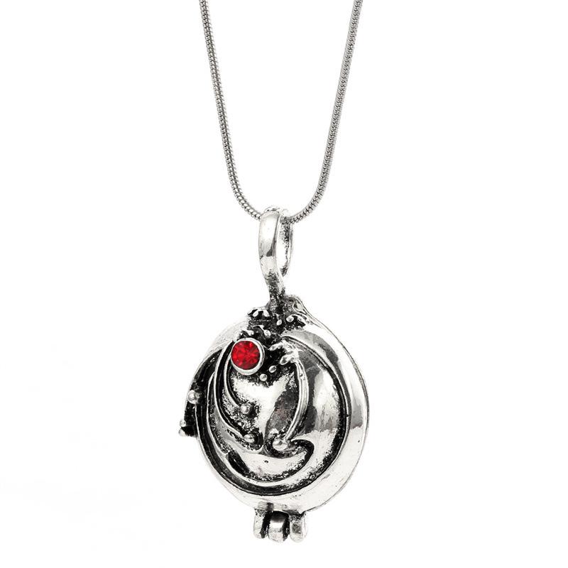 Collar Medallón Retro de Aleación de Verbena de The Vampire Diaries - Edición de San Valentín