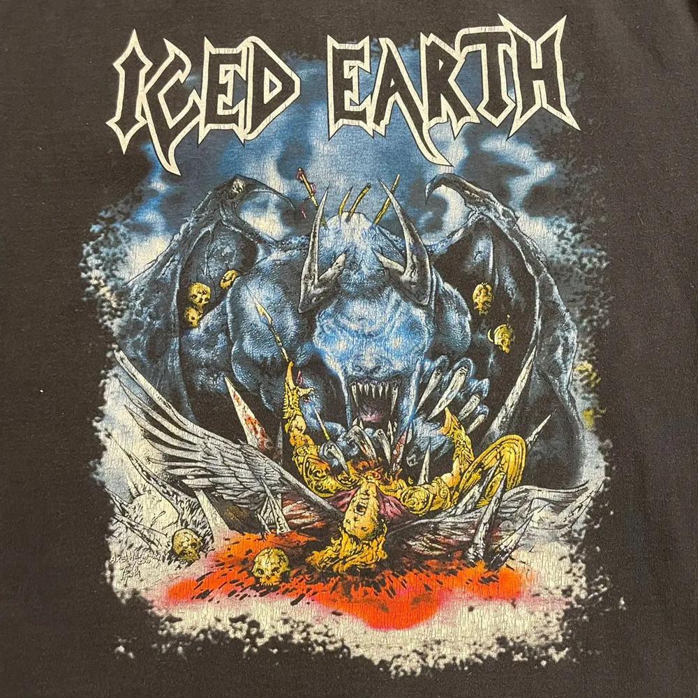 Iced Earth Vintage Iced Earth tee Shirt All size Black Shirt A353 Unisex T-Shirt XXL