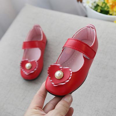 Toddler Children Kid Girls Shoes Bling Wave Formal Princess Student Single Shoes