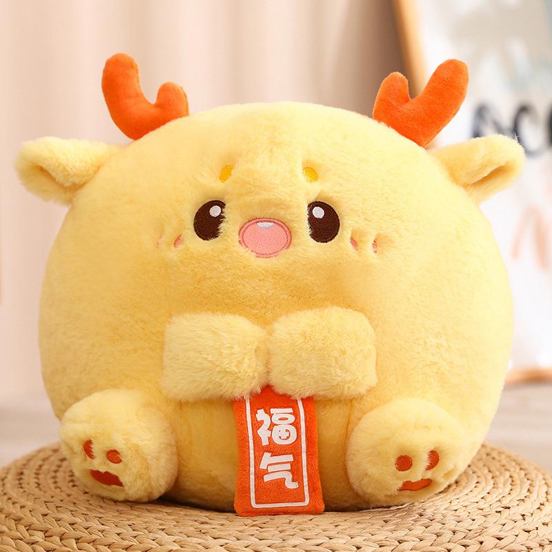 Dragon Year Mascot Cute Zodiac Doll Girl Sleeping Pillow Rag Doll Plush Toy New Year Gift