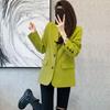 Suit Jacket Women's Spring Temperament Korean Version of The Wild Small Commuter Khaki Suit Jacket Women