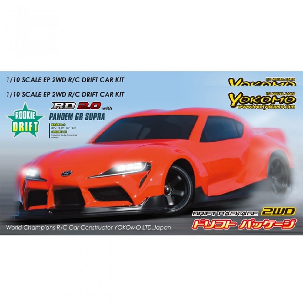Yokomo Pandem Gr Supra Kit  Red Painted  Pre Cut 