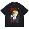 230 Gsm 100% Cotton Naruto V17 Print Unisex Heavy Cotton T Shirt