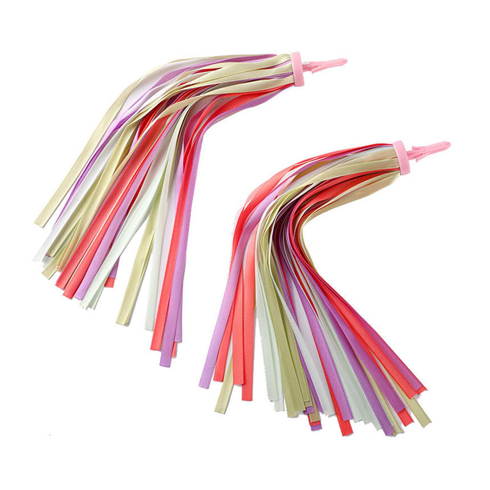 

2 шт. Лента для езды на велосипеде, скутерах, велосипедах, руле, красочные кисточки для переноски ребенка 3