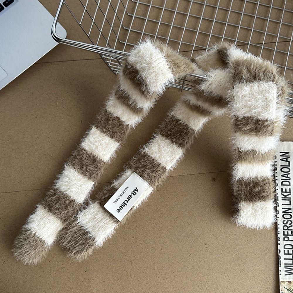 Sweet Cool Long Narrow Scarves Harajuku Style Stripe Shawl Cute Y2K Striped Scarf  Streetwear