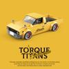 Non-Toxic City Technical Vintage Pickup Truck Car Series Building Blocks Moc Container Trucks Model Bricks Diy Toys For Kids Birthday Gift