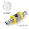 3/8 1/2 Inch Fuel Line Fuel Pressure T-fitting Adapter For Fuel Pressure Gauge Sensor Car Accessorie T-fitting Adapter Connector