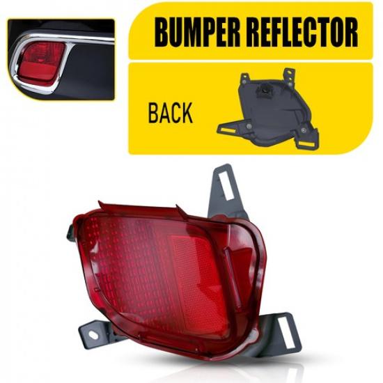 Left Driver Side Rear Bumper Reflector Light Case For 14-19 Toyota Highlander EA