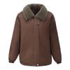 Stylish Velvet-Lined Winter Parka for Middle-Aged and Elderly Women - Warm, Thickened, Cotton Lapel Jacket