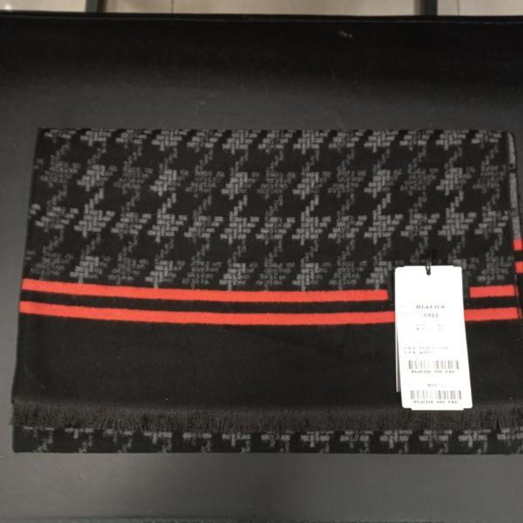 Men's Winter TR Fleece Geometric Muffler HL4C119