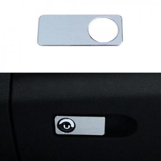 2009-15 Silver Aluminum Car Co-Pilot Storage Box Handle Panel Trim For Benz GLK