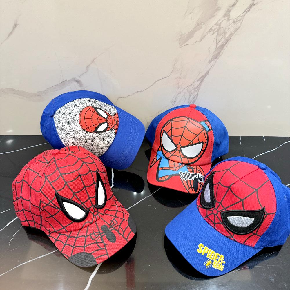 Children's Cartoon Spider Embroidered Baseball Cap: Spring & Autumn Design