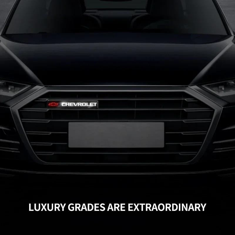 LED logo na přední mřížku auta, modifikované světlo pro Chevrolet Equinox Silverado Trailblazer Bolt Cruze Captiva Spark Tahoe Z71 Aveo SS