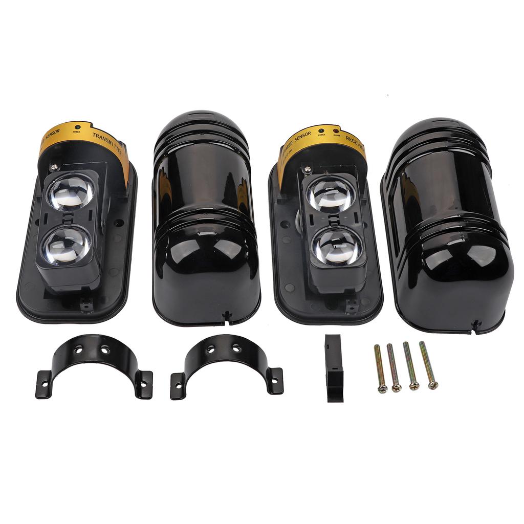 Invisible Beam Barrier Active Detection Digital Pulse Infrared Sensor 100m IR Alarm