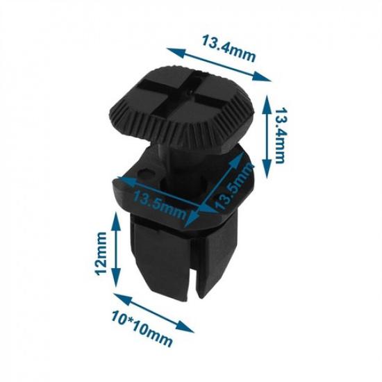 2Pcs Battery Cover Retainer Clip Rivets Fit For Saab 9-3 93 2003-2012 #12792092