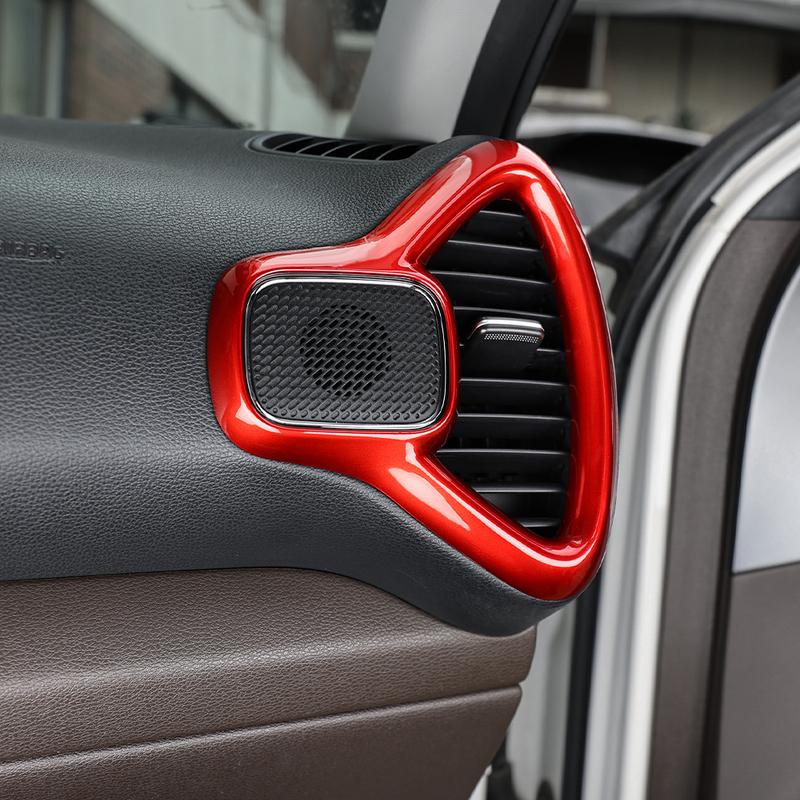 For Kia Soul 2024 2025 LHD Car Dashboard Front Left Right Both Side Air Vent Outlet Cover Stripe Trim Interior Mouldings