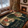 Christmas Style Big Living Room Rugs Home Decoration Luxury Bedroom Carpet Cartoon Washable Mat for Lounge Floor Rug Dining Room