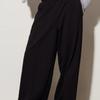 Autumn and Winter Solid Color Casual Wide Leg Elastic Waist Sweatpants Women's Jogging Sports Pants
