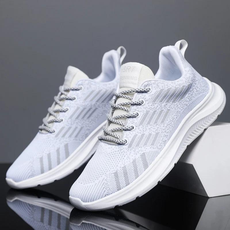 

Сетчатые мужские повседневные спортивные туфли дышащая обувь для мужчин легкие уличные кроссовки для молодых студентов дышащие теннисные кроссовки 39 чёрный