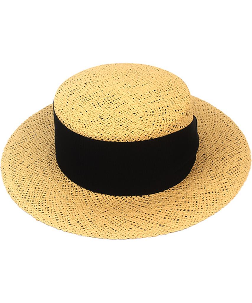 Yunibeosyeolkemiseuteuli Bold Line Beige Panama Hat Panama Hat