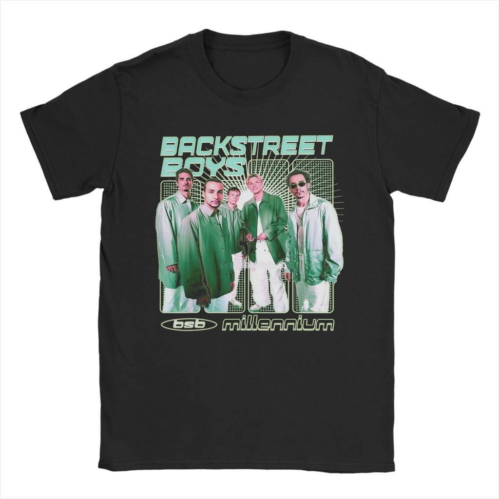 Backstreet Boys Back Millennium Tričko Pánske Dámske 100% Bavlna Úžasné Tričko Okrúhly Výstrih Tričká Krátky Rukáv Oblečenie Plus Veľkosť