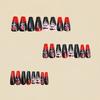 Elegant Fake Nail Halloween Party Accessory Glossy Pumpkin Art Lightweight Long Wear Nail Enhancement 24pcs/set