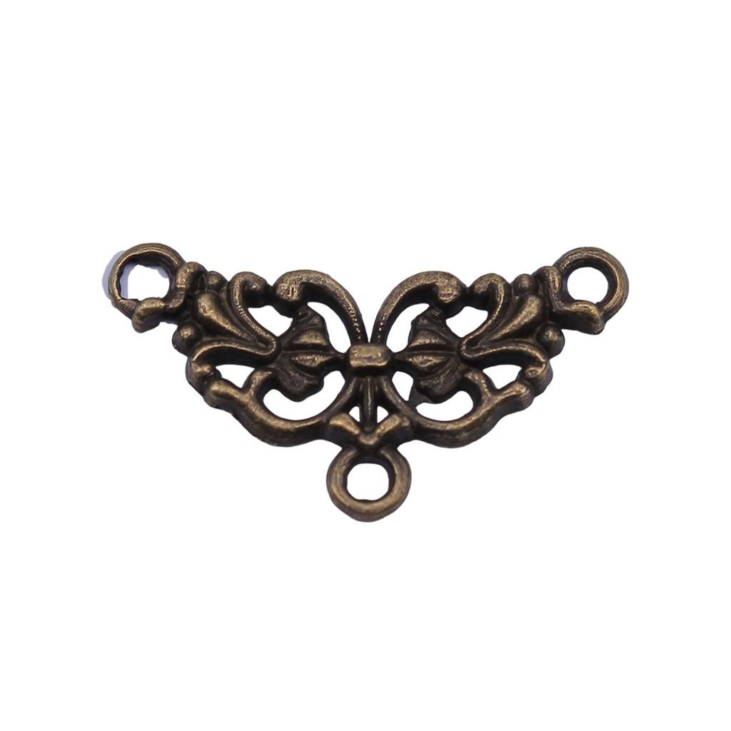 Geometric Flower Multi Loop Connectors Metal Links For Earrings Accessories Parts