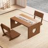 Foldable Tatami Coffee Table - Low Bamboo Floor Table