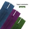 Nylon Strip Zipper for Bags and Luggage - Sizes 3, #5, #8 - Customizable Colors